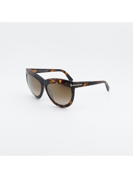 Tom Ford Doris FT1112 53G Sunglasses Havana Cat Eye Frame, Brown Lenses main image 11